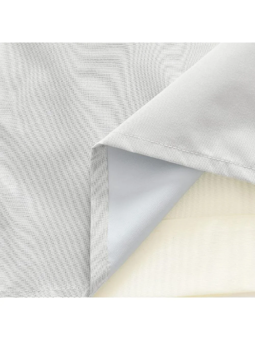 Elegant Ivory Ruffle Blackout Curtains 40